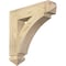 Ekena Millwork Thorton Arts & Crafts Rough Sawn Bracket, Douglas Fir, 4"W x 20"D x 20"H BKT04X20X20THR03RDF - alternate 1